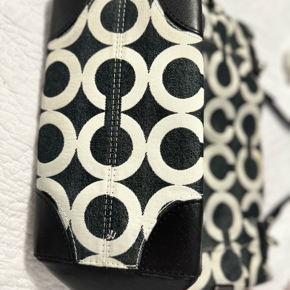 Coach Tote, lots of room. Used, some stains, see pictures - Picture 2 of 12